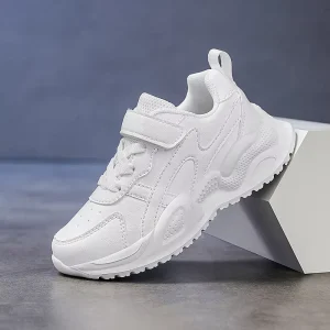 Children’s Shoes Spring Autumn Style Kids Sports Mesh Breathable Elementary School Running Shoes Custom Sneakers