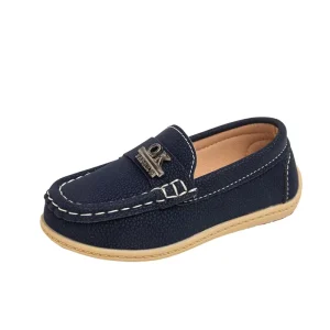 Children’s Shoes Spring Casual Shoes for Babies Aged 2-10 Slip-On PU Soft Soled Lightweight Comfortable Kid shoes