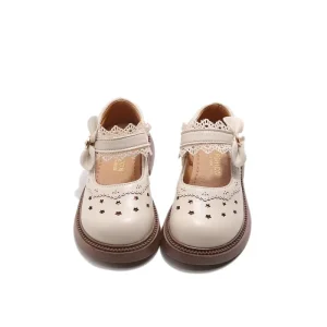 Children’s Shoes Spring and Autumn Girls’ Small Leather Shoes Cute Breathable Non Slip Children’s Shoes