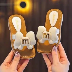 Children’s Slippers Girls Summer Indoor Non-slip Princess Shoes Home Outdoor Baby Girl Cartoon Casual Slippers