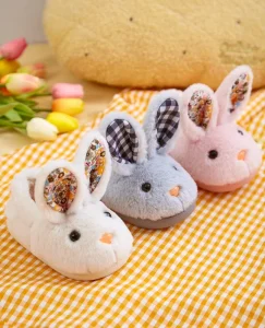 Children’s Slippers Winter Girls Baby Cute Shoes Kids Shoes Fashion Home Indoor Children’s Fur Warm Pantufla