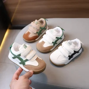 Children’s Sneakers Boys Girls Soft Sole Non-slip Casual Running Shoes Baby Kids School Sports Shoes Warm Cotton Shoes