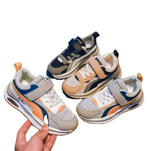 Children’s Sneakers Fashion Breathable Children’s Running Shoes Boys’ Shoes Girls’ Walking Style Shoes