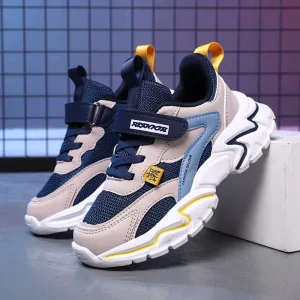 Children’s Sneakers Lightweight Elementary School Children’s Running Shoes Spring Boys’ Soft-soled Breathable Shoes