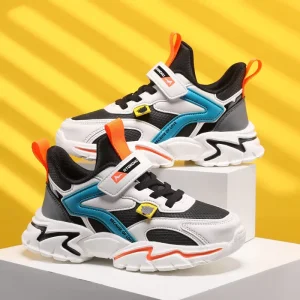 Children’s Sneakers Lightweight Elementary School Running Shoes Spring Boys’ Soft Soled Breathable