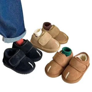 Children’s Snow Boots Anti Slip Baby Boys Girls Shoes Solid Color Winter Warm Children’s Snow Boots