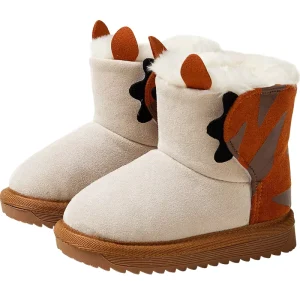 Children’s Snow Boots Winter Warm Boys and Girls Cotton Boots Winter Shoes Waterproof Short Boots