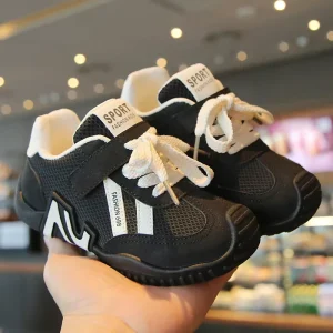 Children’s Sports Shoes Boys High-quality Sneakers Girls Baby Shoes Soft Soled Walking Shoes