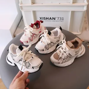 Children’s Sports Shoes Boys Mesh Shoes Girls Baby Shoes for Kids