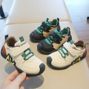 Children’s Sports Shoes Boys’ Spring and Autumn New Style Girls’ Breathable Running Shoes Kindergarten
