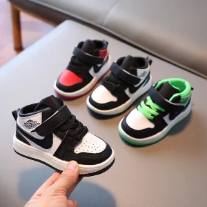 Children’s Sports Shoes Boys and Girls Board New Spring and Autumn Baby Running Shoes Single or Cotton Kids Toddler Shoes