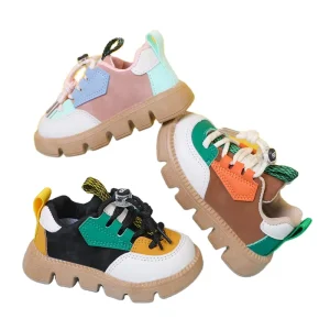 Children’s Sports Shoes Fashion New Kids Sneakers Boys Breathable Single Girls School Running Casual Shoes