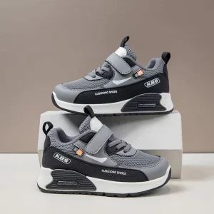 Children’s Sports Shoes Leather Material Casual Running Shoes Soft Soled Unisex Boys and Girls Children’s Shoes