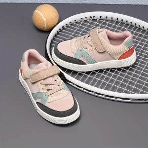 Children’s Sports Shoes Non-Slip Lightweight Splicing Color Fashion Soft Casual Shoes for Boys Spring