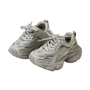 Children’s Sports Shoes Spring New Fashion Trendy Lightweight Non Slip EVA Outsole Velcro Closure Unisex