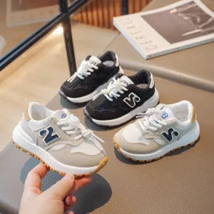 Children’s Sports Shoes Spring and Autumn Children’s Running Shoe Kids Soft Bottom Casual Sports Shoes