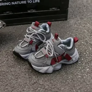 Children’s Sports Shoes for Girls Soft Sole Casual Flat Breathable Shoes