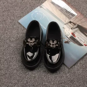 Children’s Spring Autumn Fashion Sneakers Little Lightweight Casual Shoes Boys Girls PU Sport Kids Shoes