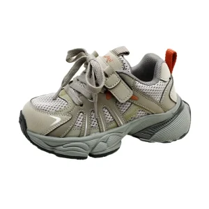 Children’s Spring Summer Sports Shoes Primary School for Boys Girls Breathable Mesh Lightweight Non-slip Sports Running Shoes