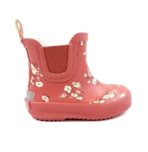 Children’s Waterproof Custom Kids Rain Shoes Low Redwood Rainboots Baby with Flowers