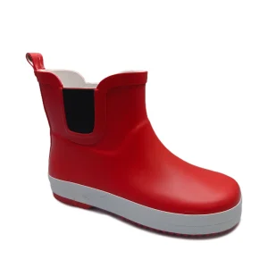 Children’s Waterproof Rain Boots Solid Color Cute Rubber Puddle Boots Lightweight Non Slip Kids Rain Shoes