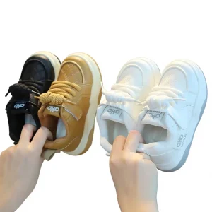 Childrens White Sneakers Spring Autumn Breathable Lightweight Velcro Closure Toddler Athletic Skate Shoes for Boys Girls