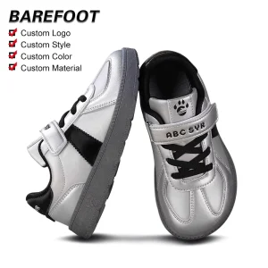 Children’s Wide Toed Sports Shoes Microfiber Upper Casual Shoes with Anti Slip Waterproof Features