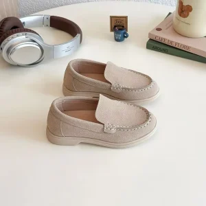 Children’s casual leather shoes summer new style boys’ retro simple versatile board shoes Children’s casual leather shoes