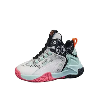China Factory Fashion Children Sneakers Luminescent Letter Webbing Mesh Breathable Led Other Kids Basketball Casual Shoes