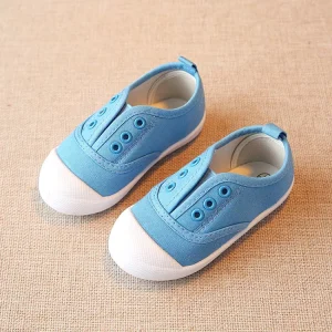 China Factory Kids Shoes Soft Flat Baby Shoes Durable Anti slip Children Canvas Footwear