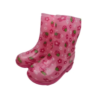 China Manufacturer KC Certification OEM Pink and Blue Kids Rain Boots for Children