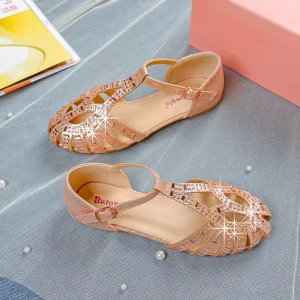 China Summer Elegant Beach Sandals for Women Girls Casual Children’s Flat Shoes with Back Strap Pretty Comfortable