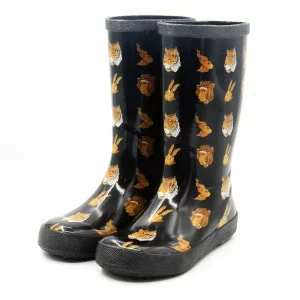 Chinese Copyright Custom Waterproof Baby Rain Boots Recyclable Rubber Gum for Kids