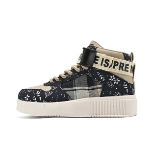 Chinese Factory High quality SPT OEM Unisex Kids’ Basketball Sports Shoes Patent Leather Breathable Cotton Lining