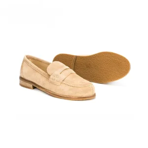 Choozii Casual High Quality Slip on Shoes Children Unisex Suede Leather Simple Loafers Kids Flat Walking Shoes for Boys