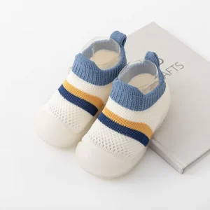 Classic Basic Baby Walking Shoes Breathable Knitted Soft Sole Cushioning Flexible Durable Multi Occasion Infant Casual