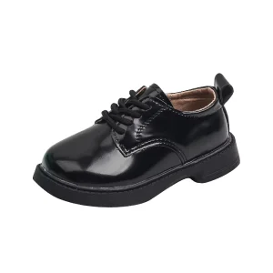 Classic High Quality Children Dress Shoes Party Wedding Boys Formal Dress Shoes Black Casual Dress Shoes for Kids