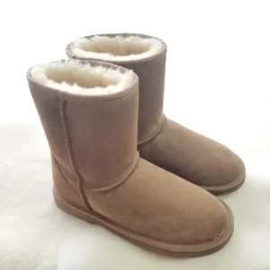 Classic Hot Sell Factory Price High Quality Australian Double Face Sheepskin Boots Winter Warm Real Fur Snow Boots