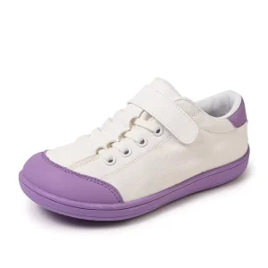 Classic Minimalist Canvas Kids Walking Shoes Lightweight Flexible Zero Drop Non Slip