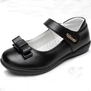 Classic Performance Etiquette Leather Shoes for Boys Girls School Uniform Shoes EVA Insole Summer Season