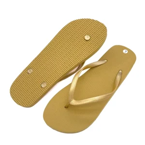 Classic Solid Color Summer Beach Women’s Flip Flops Slippers Unisex Custom Made in China