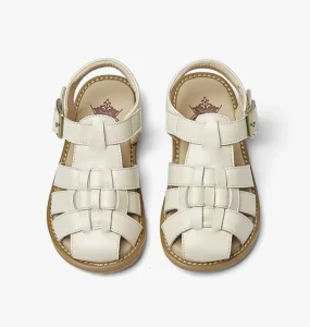 Classic Summer Leather Fisherman Sandals for Toddler Boys and Girls Flat Anti-Slip Arch Support Breathable Kids Shoes