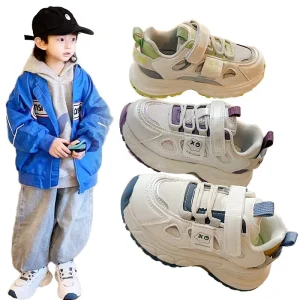 Classic Trendy Kids Sneakers for Boys & Girls Non-Slip Running & Casual Shoes for School Summer Winter & Spring