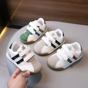 Classical Comfortable Rubber Shoes for Kids Boy Fashion Baby Girl Sport Shoes New Design Casual Children’s Sneakers