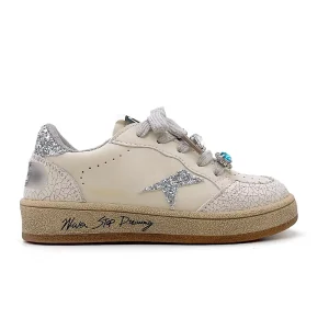 Classical Star Girls Luxury Casual Shoes School Type Rhinestone Children Shoes Manufacturer Golden Sneaker Kids