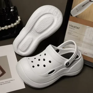 Clogs Soft Anti Slippery Ladies Casual Wedges Summer EVA Slides Slippers DIY Clogs Sandals Casual Beach Shoes for Women Crossing