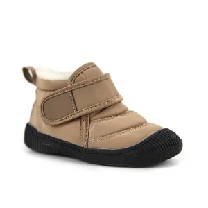 Cold Weather Kids Warm Faux Fur Shoes with Hook and Loop Toddler Boys Girls Winter Boots