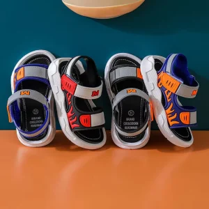 Color Soft Sole Toddler Baby Sandals Beach Breathable Sport Casual Beach Shoe Fashion Non slip Comfortable Kids Shoes