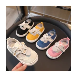Colorful Casual Shoes for Girl Fashion Trend Footwear for Children High Quality Custom Soft Kids Canvas Shoes Boys