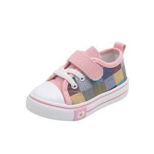 Colorful Children Canvas Shoes Boys Girls Toddler Casual Shoes Comfortable Soft Baby Sneakers Non slip Kids Shoes